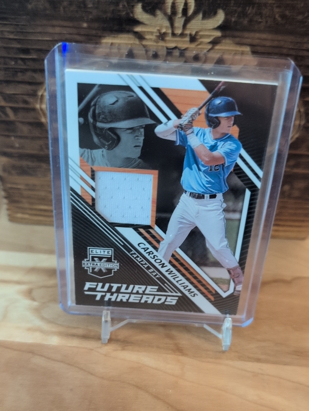 2021 Panini Elite Carson Williams Future Threads Jersey Patch Relic Rookie Card